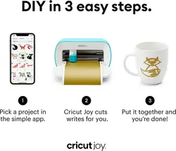 چاپگر قابل حمل دستگاه وینیل کریکات جوی Cricut Joy، طراحی کارت تبریک،برچسپ ظروف دفتر لباس| ارسال 15 الی 20 روز کاری | ایپسند| خرید از آمازون | خرید آسان از امارات و امریکا