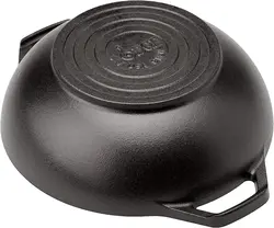 ماهیتابه برند Lodge|مدل ‎17L9MW |مینی ماهیتابه | چدنی |9 اینچی| با دسته های حلقه ای|ارسال 15 الی 20 روزکاری | ایپسند| خرید از آمازون | خرید آسان از امارات و امریکا