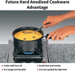 ماهیتابه برند Hawkins |مدل HWS_L90_BLK| آنادایز سخت| بدون درب|ضخامت 3.25 میلی متر| 2.25 لیتر| مشکی|Futura|زمان تحویل 2 تا 3 هفته کاری | ایپسند| خرید از آمازون | خرید آسان از امارات و امریکا