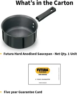 ماهیتابه برند Hawkins |مدل HWS_L90_BLK| آنادایز سخت| بدون درب|ضخامت 3.25 میلی متر| 2.25 لیتر| مشکی|Futura|زمان تحویل 2 تا 3 هفته کاری | ایپسند| خرید از آمازون | خرید آسان از امارات و امریکا