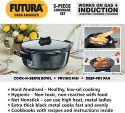 سرویس قابلمه برند HAWKINS مدل ‎HWS_ILS1_BLK |آنادایز سخت| پایه سازگار با القایی|ماهیتابه| ماهیتابه عمیق| کاسه پخت و پز|مشکی-ارسال 10 الی 20 روز کاری | ایپسند| خرید از آمازون | خرید آسان از امارات و امریکا