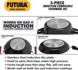 سرویس قابلمه برند HAWKINS مدل ‎HWS_ILS1_BLK |آنادایز سخت| پایه سازگار با القایی|ماهیتابه| ماهیتابه عمیق| کاسه پخت و پز|مشکی-ارسال 10 الی 20 روز کاری | ایپسند| خرید از آمازون | خرید آسان از امارات و امریکا