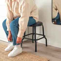 چهارپایه برند IKEA | مدل RÅSKOG| مشکی- زمان تحویل 2 تا 3 هفته کاری | ایپسند| خرید از آمازون | خرید آسان از امارات و امریکا