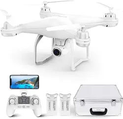 پهپاد Potensic T25 با دوربین 2K برای بزرگسالان، پهپاد Rc Fpv Gps با ویدیوی زنده Wifi، بازگشت خودکار به خانه، نگه داشتن ارتفاع، من را دنبال کنید، مسیر پرواز سفارشی، 2 باتری پهپاد و جعبه حمل _ ارسال 15 الی 20 روز کاری | ایپسند| خرید از آمازون | خرید آسان از امارات و امریکا
