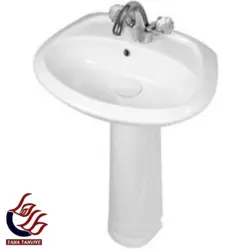 روشویی پایه سرخود گلسار مدل رومنس