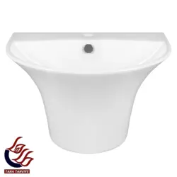 کاسه روشویی با پایه جنس سیلویا - طاها تهویه