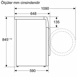 ماشین لباسشویی بوش مدل WGB244AXGC