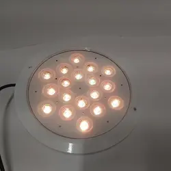 چراغ توکار استخری فول کالر 54 وات 12 ولت مدل 54RERGB - گرین کیت