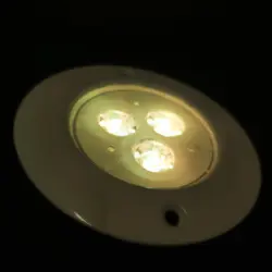 چراغ توکار استخری فول کالر 9 وات 12 ولت مدل 9RERGB - گرین کیت