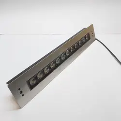 چراغ توکار استخری مستطیل استیل فول کالر 36 وات 12 ولت مدل 36STRGB - گرین کیت