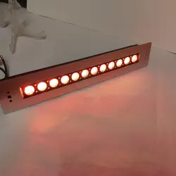 چراغ توکار استخری مستطیل استیل فول کالر 36 وات 12 ولت مدل 36STRGB - گرین کیت