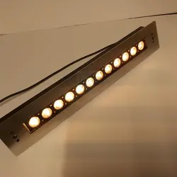 چراغ توکار استخری مستطیل استیل فول کالر 36 وات 12 ولت مدل 36STRGB - گرین کیت