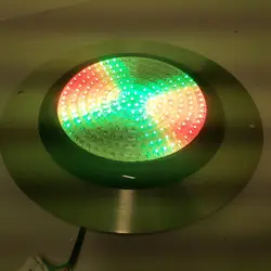 چراغ روکار استخری فوق باریک استیل تک رنگ 20 وات 12 ولت مدل 20SR - گرین کیت