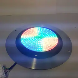 چراغ روکار استخری فوق باریک استیل تک رنگ 20 وات 12 ولت مدل 20SR - گرین کیت