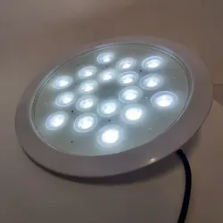 چراغ فنردار ضدآب مخصوص سقف استخر تک رنگ 18 وات 12 ولت مدل 18REF - گرین کیت