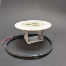 چراغ فنردار ضدآب مخصوص سقف استخر تک رنگ 3 وات 12 ولت مدل 3REF - گرین کیت