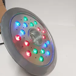 چراغ فواره ضد آب تک رنگ 18 وات 12 ولت مناسب لوله 3.4 تا 2 اینچ مدل 18RFT - گرین کیت