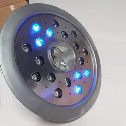 چراغ فواره ضد آب تک رنگ 18 وات 12 ولت مناسب لوله 3.4 تا 2 اینچ مدل 18RFT - گرین کیت