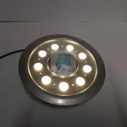 چراغ فواره ضد آب تک رنگ 9 وات 12 ولت مناسب لوله 3.4 تا 2 اینچ مدل 9RFT - گرین کیت