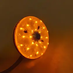 چراغ فواره ضد آب تک رنگ عدسی داخل2 وات 12 ولت مناسب لوله 1.2 اینچ مدل 2RFD - گرین کیت