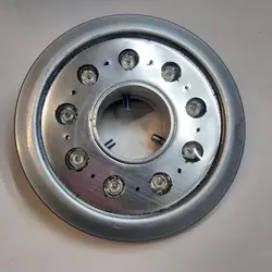 چراغ فواره ضد آب فول کالر 27 وات 12 ولت مناسب لوله 3.4 تا 2 اینچ مدل 27RFTRGB - گرین کیت