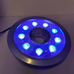 چراغ فواره ضد آب فول کالر 27 وات 12 ولت مناسب لوله 3.4 تا 2 اینچ مدل 27RFTRGB - گرین کیت