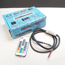 کنترلر RGB رادیویی ضد آب 8 آمپر5ولت آدامسی مدل DM8IP - گرین کیت