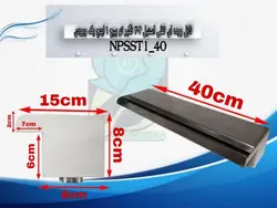 نازل پرده ای ثقلی استیل 304 نگیر توپیچ 1 اینچ یک ورودی مدل NPSST1-40 - تولید چراغ استخر و جکوزی ، وال واشر،چراغ آبنما،نازل فواره