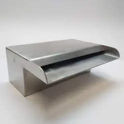 نازل پرده ای ثقلی استیل 304 نگیر توپیچ 1 اینچ یک ورودی مدل NPSST1-20 - تولید چراغ استخر و جکوزی ، وال واشر،چراغ آبنما،نازل فواره