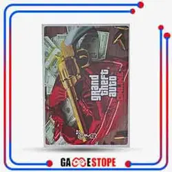 اسکین (برچسب) ps5 طرح GTA تفنگ