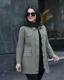 کت کاپشنی کتان درجه یک