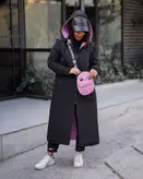 کاپشن دور رو چهارحالته کیفدار (هم پافر هم کاپشن هم دورو)