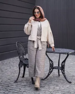 بیلرسوت کمر چرمی به همراه کراپ کت چرمی(به صورت جدا هم قابل خرید هست)