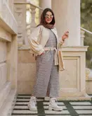 بیلرسوت کمر چرمی به همراه کراپ کت چرمی(به صورت جدا هم قابل خرید هست)