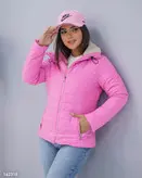 کاپشن یقه خزدار ساوین