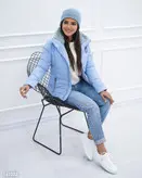 کاپشن یقه خزدار ساوین