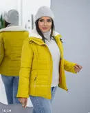 کاپشن یقه خزدار ساوین