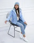 کاپشن یقه خزدار ساوین