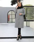 پالتو ریما یقه گرد بغل پرچی