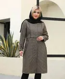 پالتو ریما یقه گرد بغل پرچی