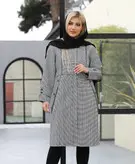 پالتو ریما یقه گرد بغل پرچی