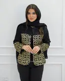 کت مزونی مخمل پولک دوزی