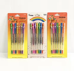 خودکار اکلیلی 7 رنگ glitter pen