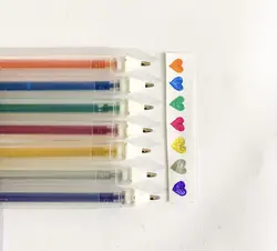 خودکار اکلیلی 7 رنگ glitter pen