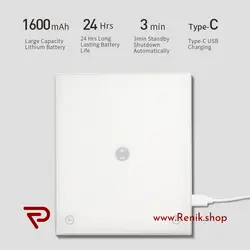 ترازو (اسکیل) تایم مور بلک میرور سفید TIME MORE BLACK MIRROR