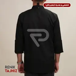 روپوش (کت سر آشپز) مشکی مدیوم CHEF'S COAT M