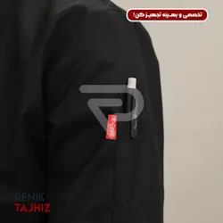 روپوش (کت سر آشپز) مشکی مدیوم CHEF'S COAT M