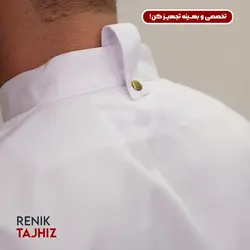 روپوش (کت سر آشپز) سفید مدیوم CHEF'S COAT M