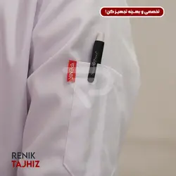روپوش (کت سر آشپز) سفید مدیوم CHEF'S COAT M