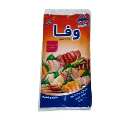 کیسه فریزر وفا چسبی بسته 100 عددی - بازرگانی رحیمی